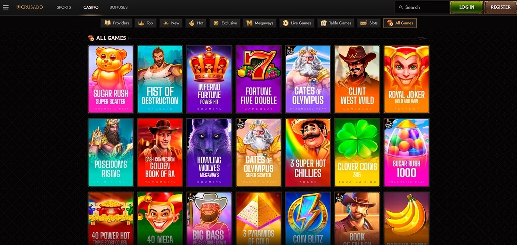 Crusaado Casino Games